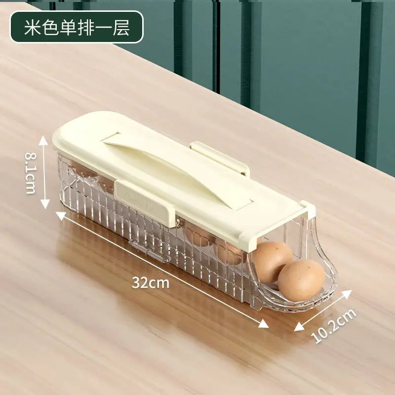 Green Plastic Egg Organizer