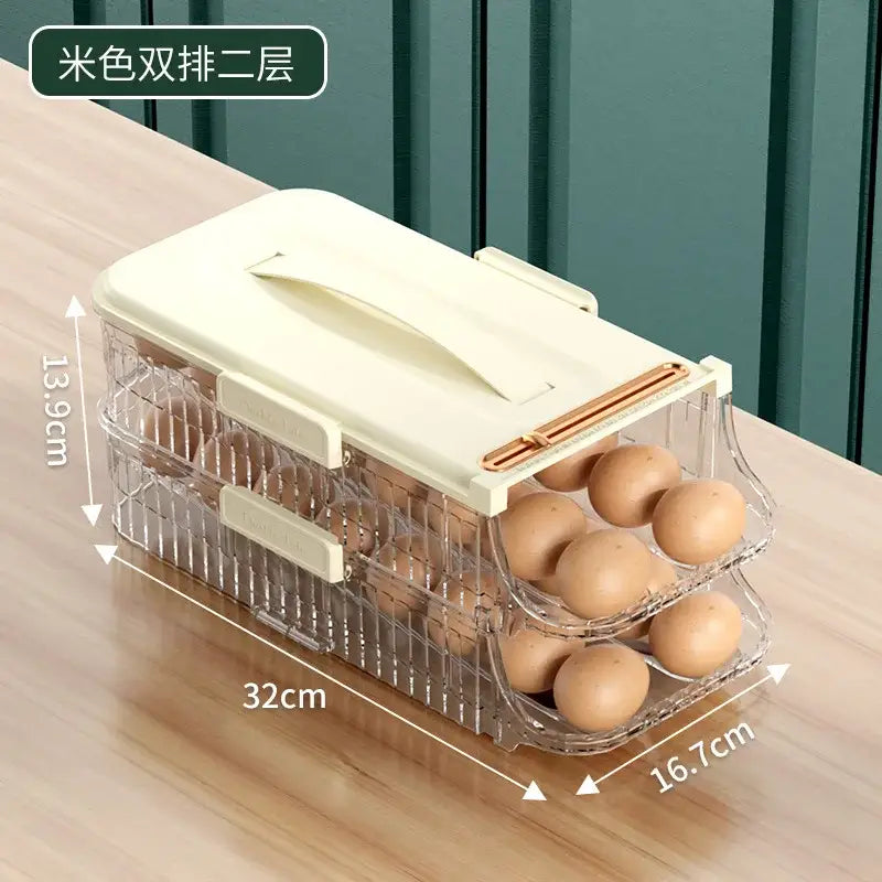 Green Plastic Egg Organizer