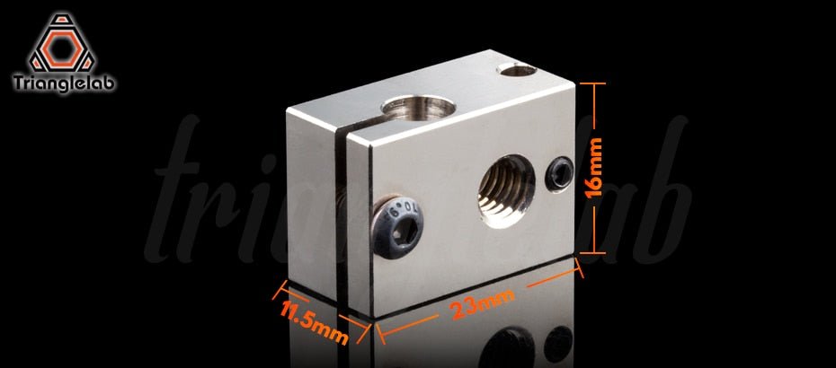 V6 Plated Copper / Titanium Alloy Hotend Kit