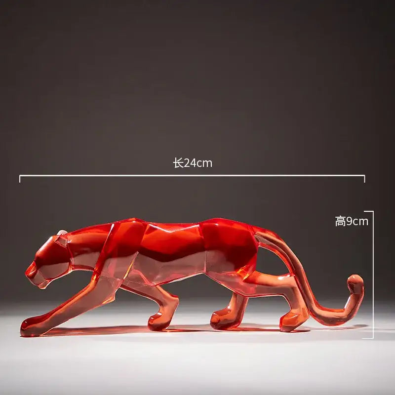 Glitter Resin Animal Sculptures