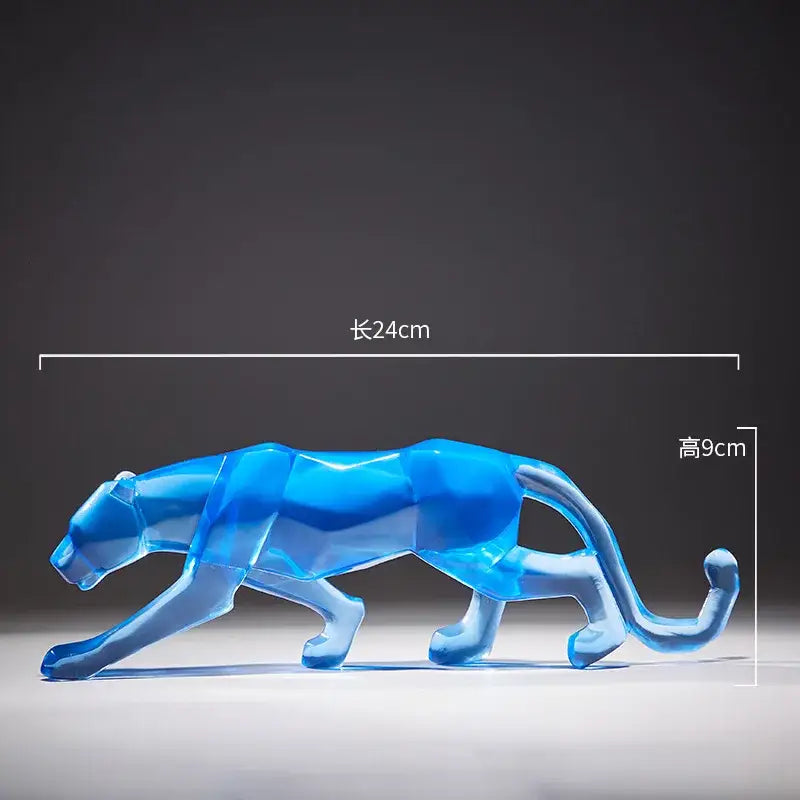 Glitter Resin Animal Sculptures