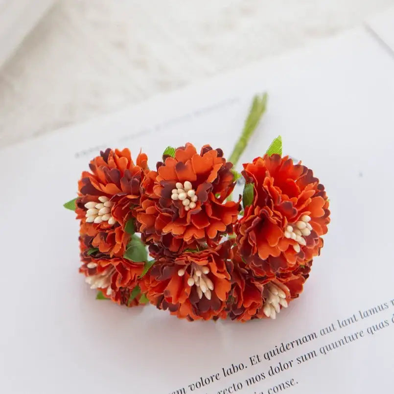 Multicolor Silk Carnation Bouquet