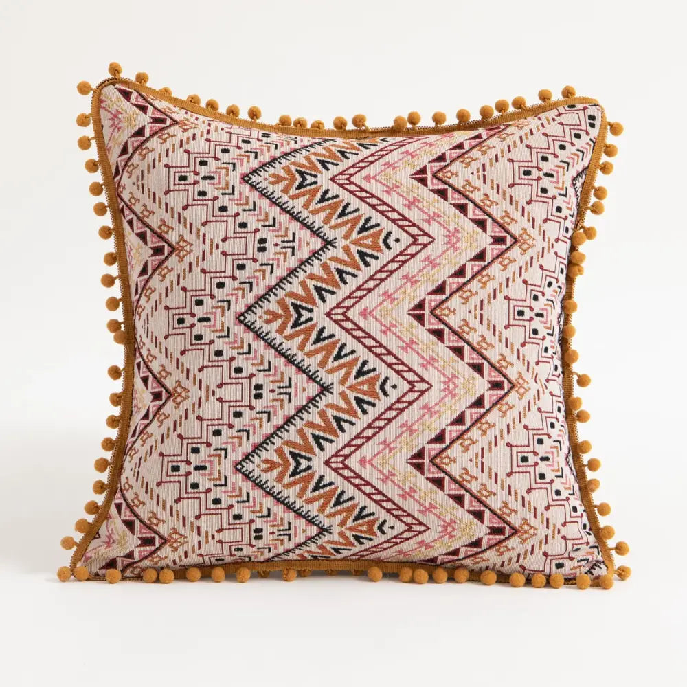 Boho Patchwork Throw Pillow