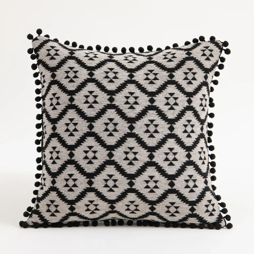 Boho Patchwork Throw Pillow