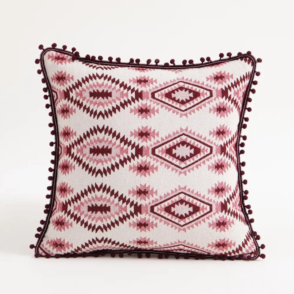 Boho Patchwork Throw Pillow
