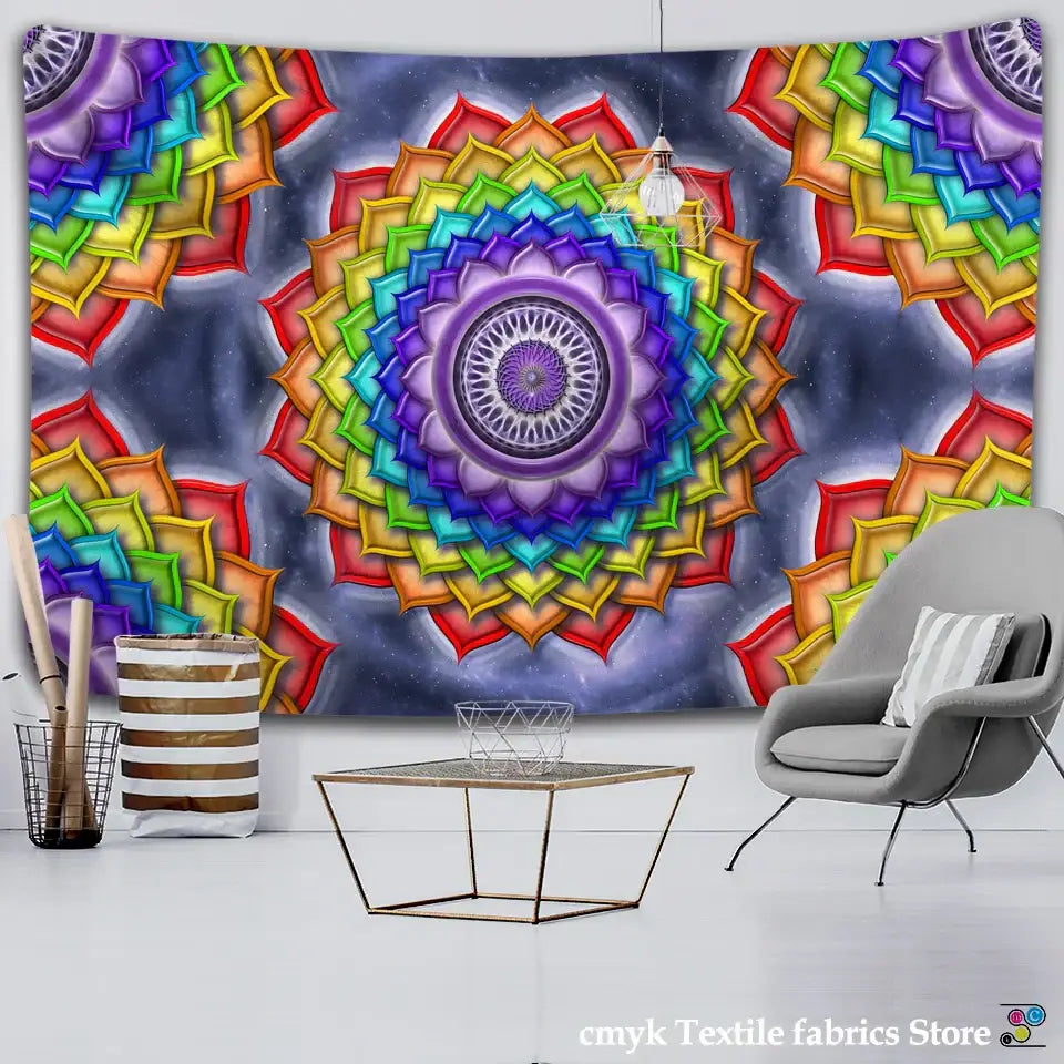 Mandala Chakra Wall Tapestry