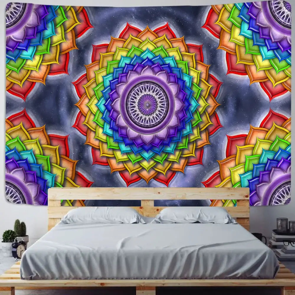 Mandala Chakra Wall Tapestry