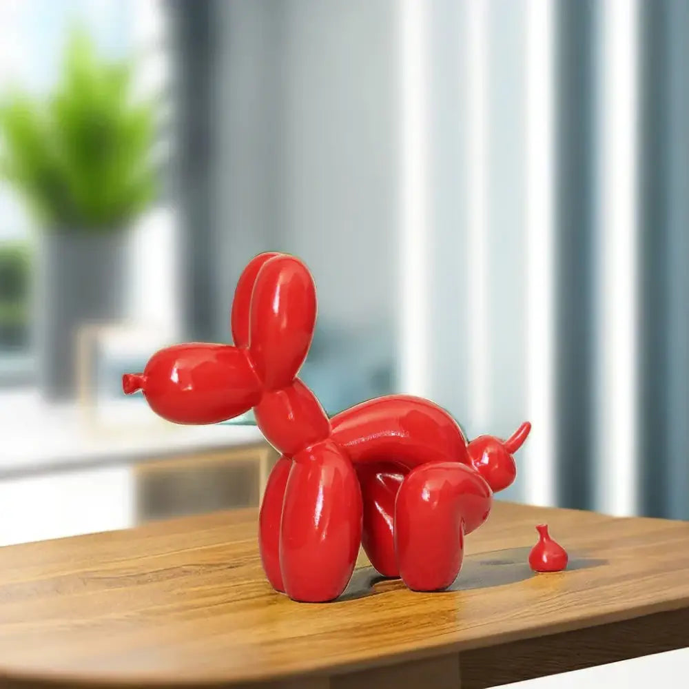 Red Dog Balloon Sculpture