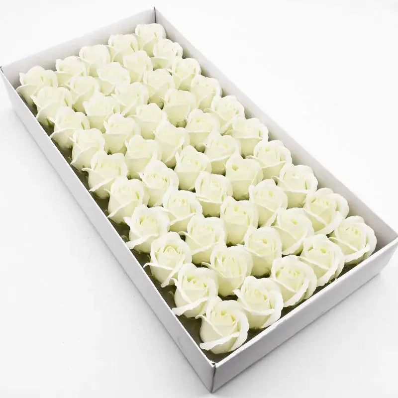 Red Rose Soap Flower Set