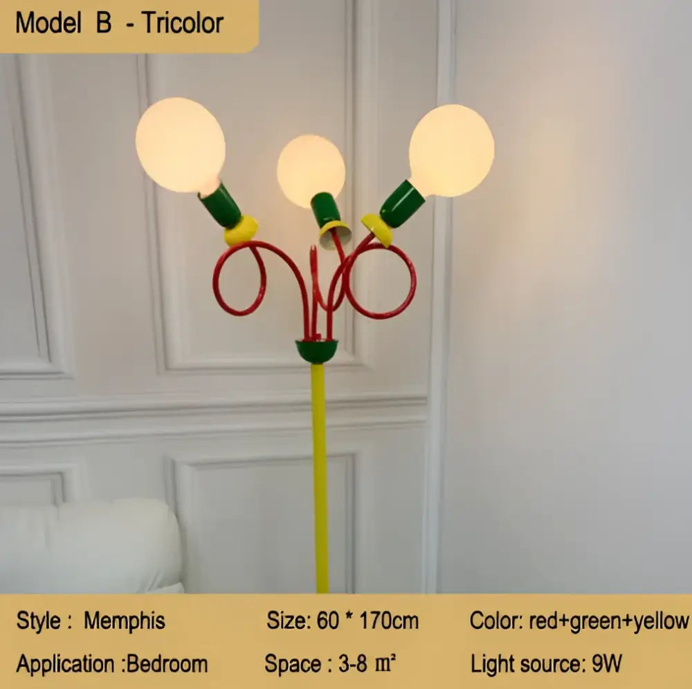 Tricolor Art LED Lamp