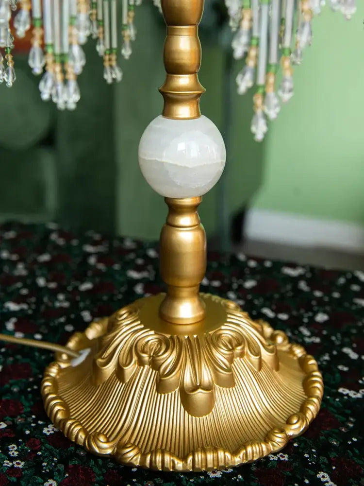 Sage Crescent Moon Lamp