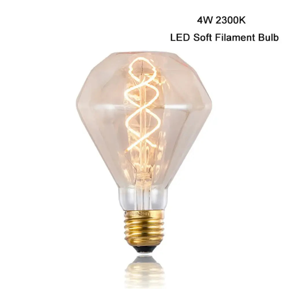 Amber Diamond LED Bulb