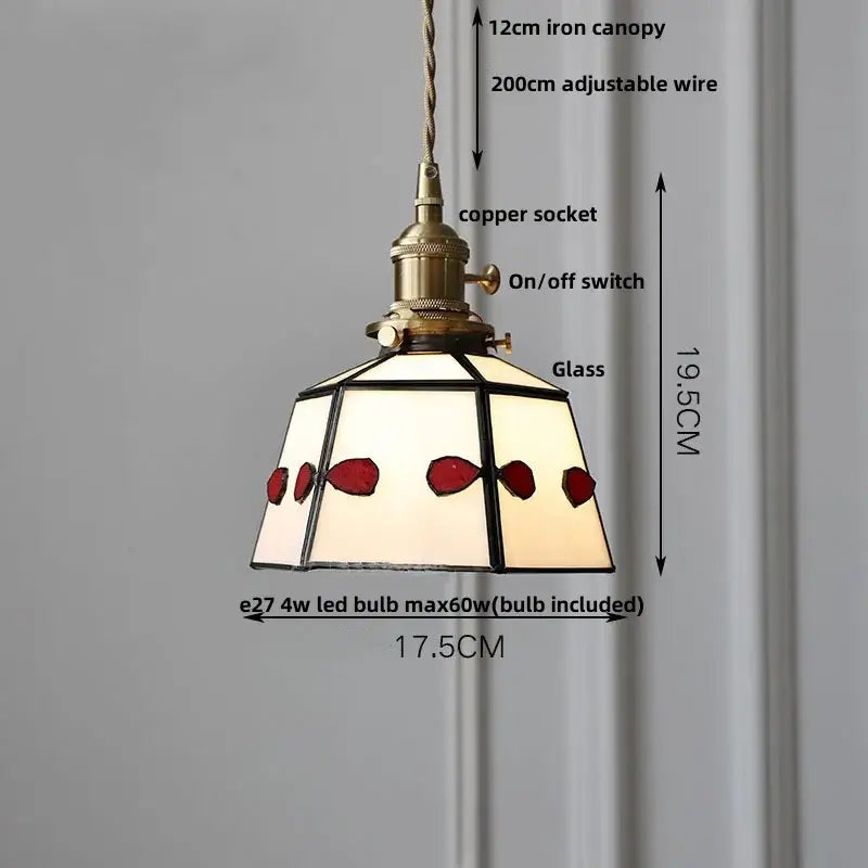 Gray Glass Pendant Light