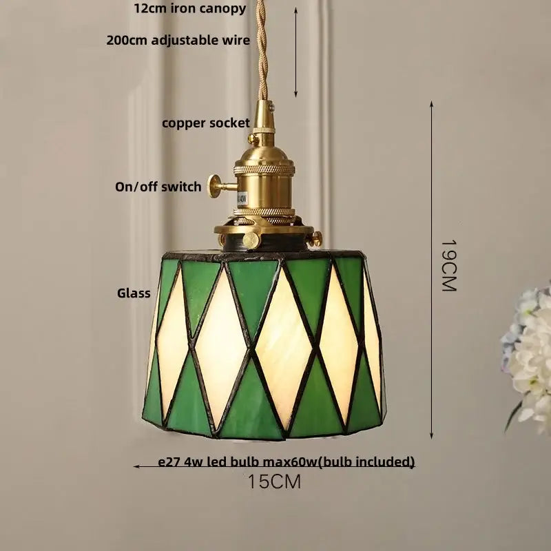 Gray Glass Pendant Light