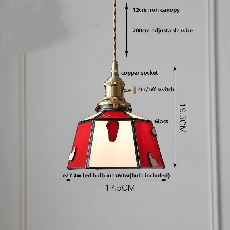 Gray Glass Pendant Light