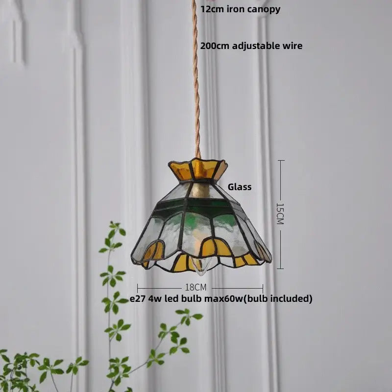 Gray Glass Pendant Light