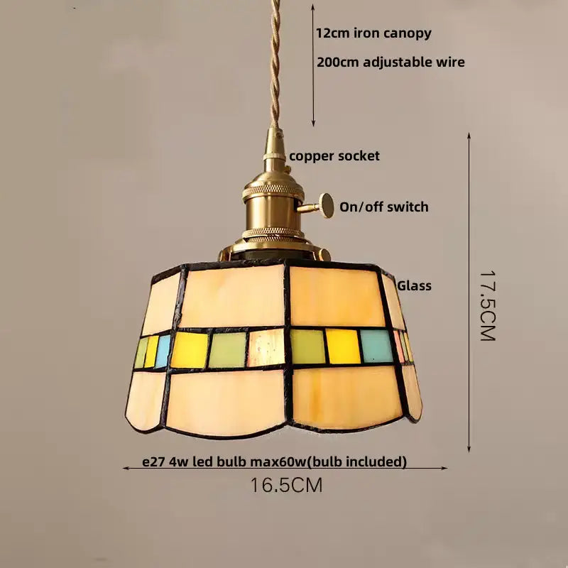 Gray Glass Pendant Light