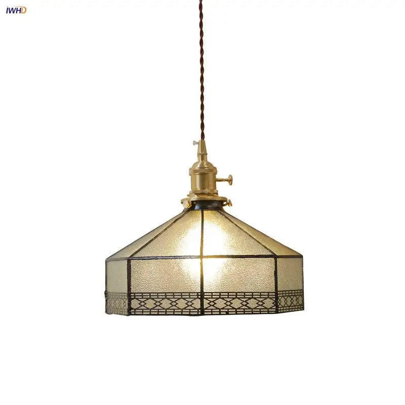 Gray Glass Pendant Light