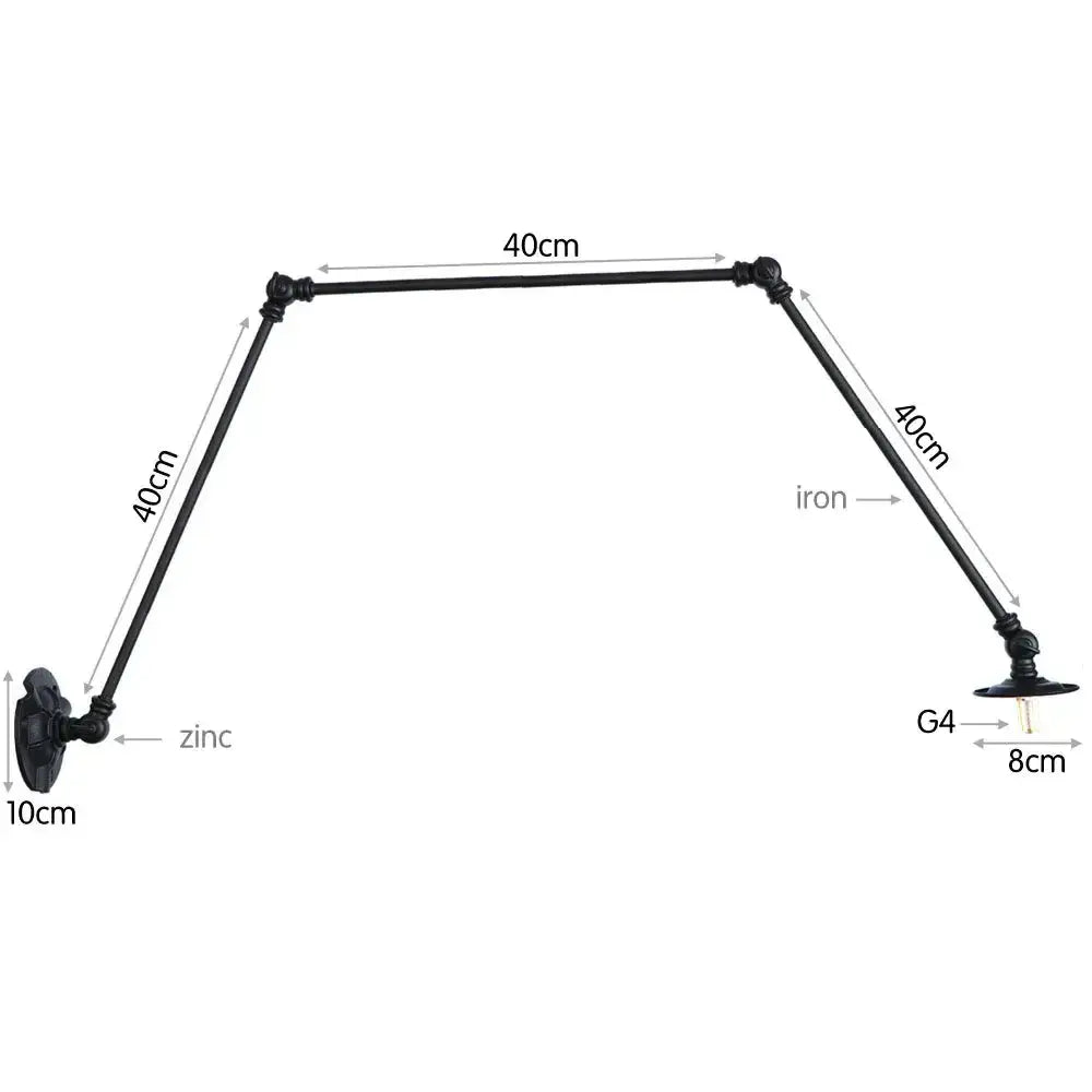 Black Adjustable Loft Light