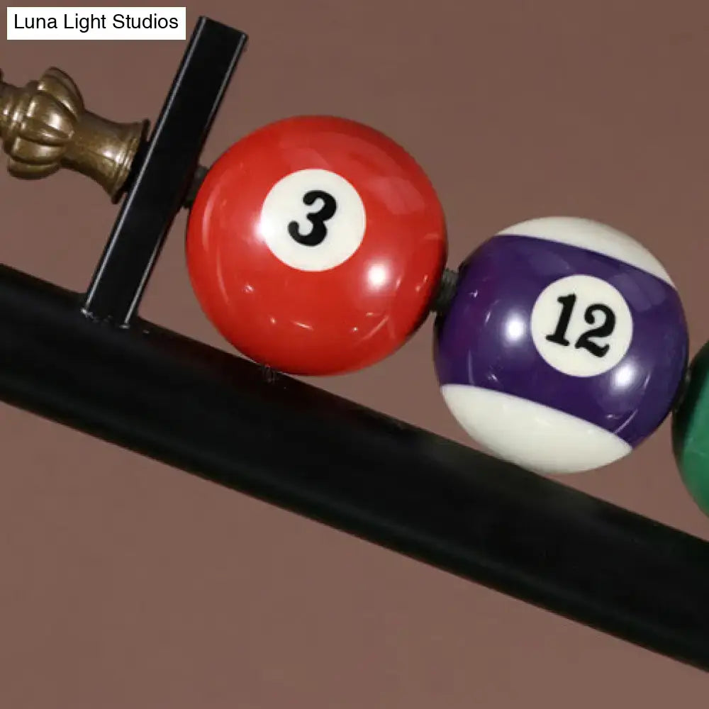 Black Brass Billiard Light