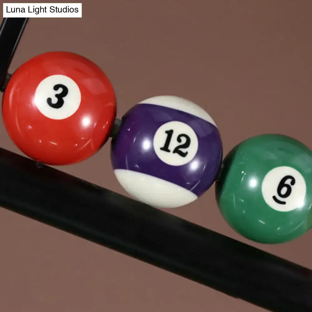 Black Brass Billiard Light