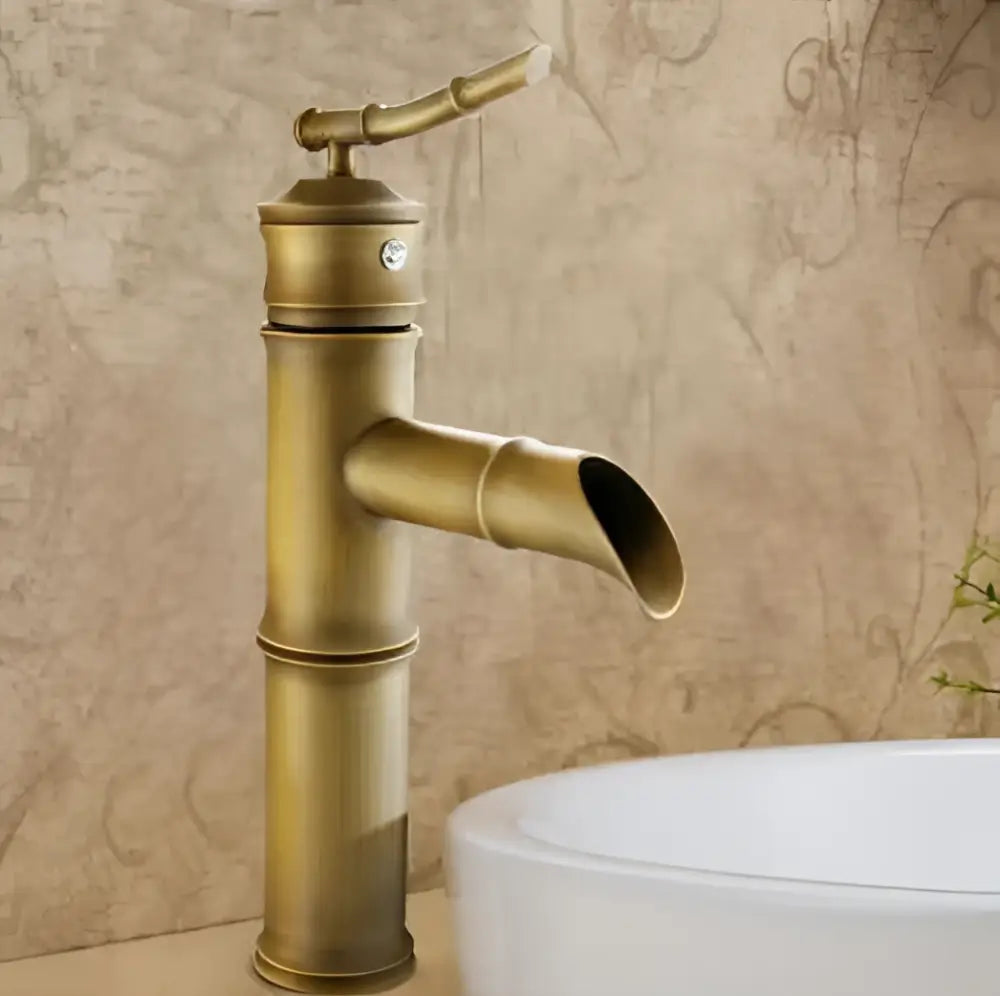 Black Copper Bamboo Faucet