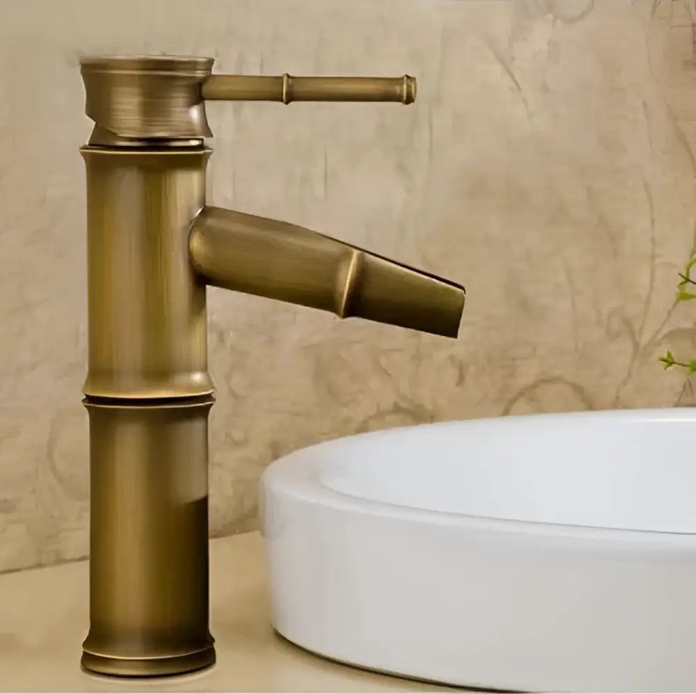 Black Copper Bamboo Faucet