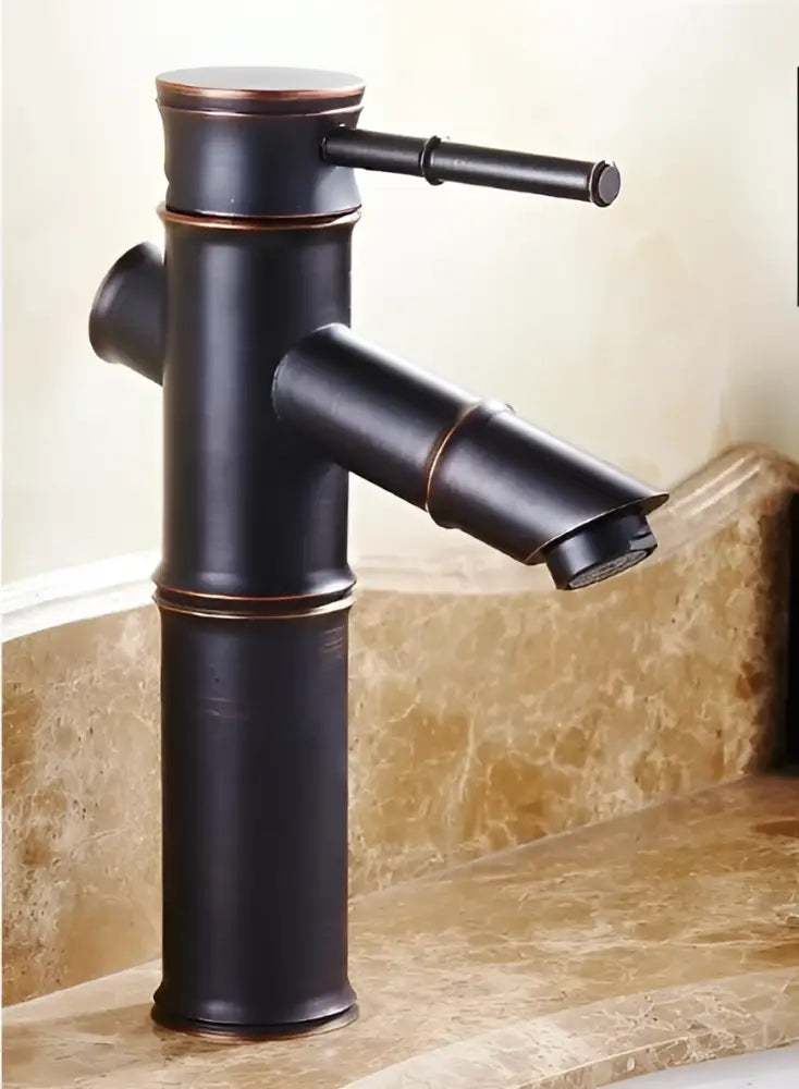Black Copper Bamboo Faucet
