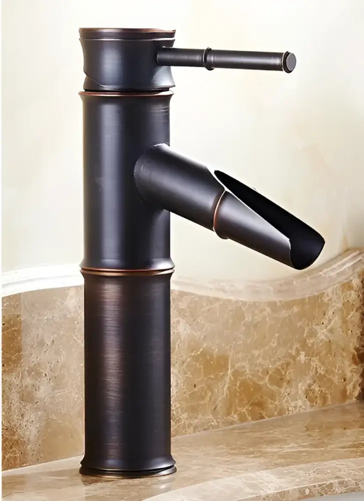 Black Copper Bamboo Faucet