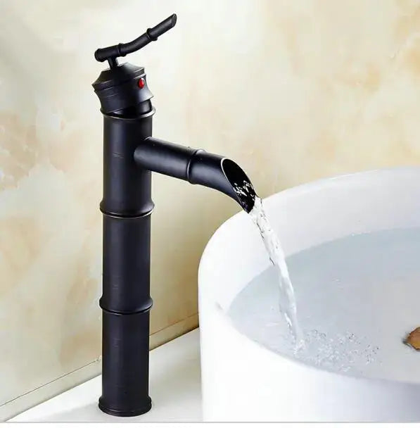 Black Copper Bamboo Faucet