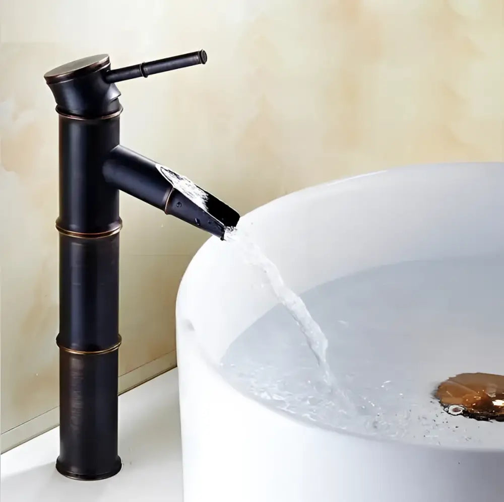 Black Copper Bamboo Faucet