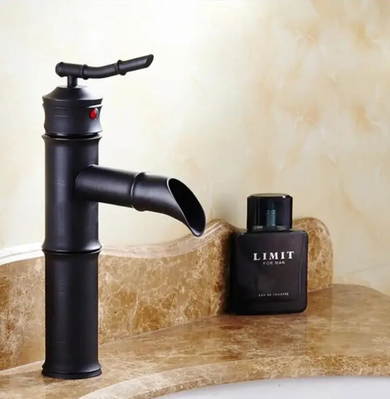 Black Copper Bamboo Faucet
