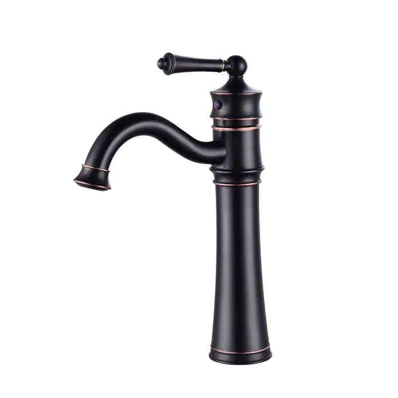 Black Brass Arch Faucet
