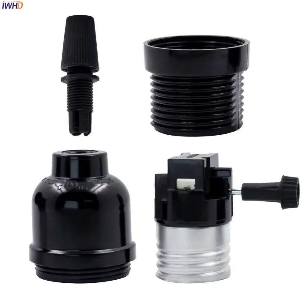 Black Vintage Socket Lamp