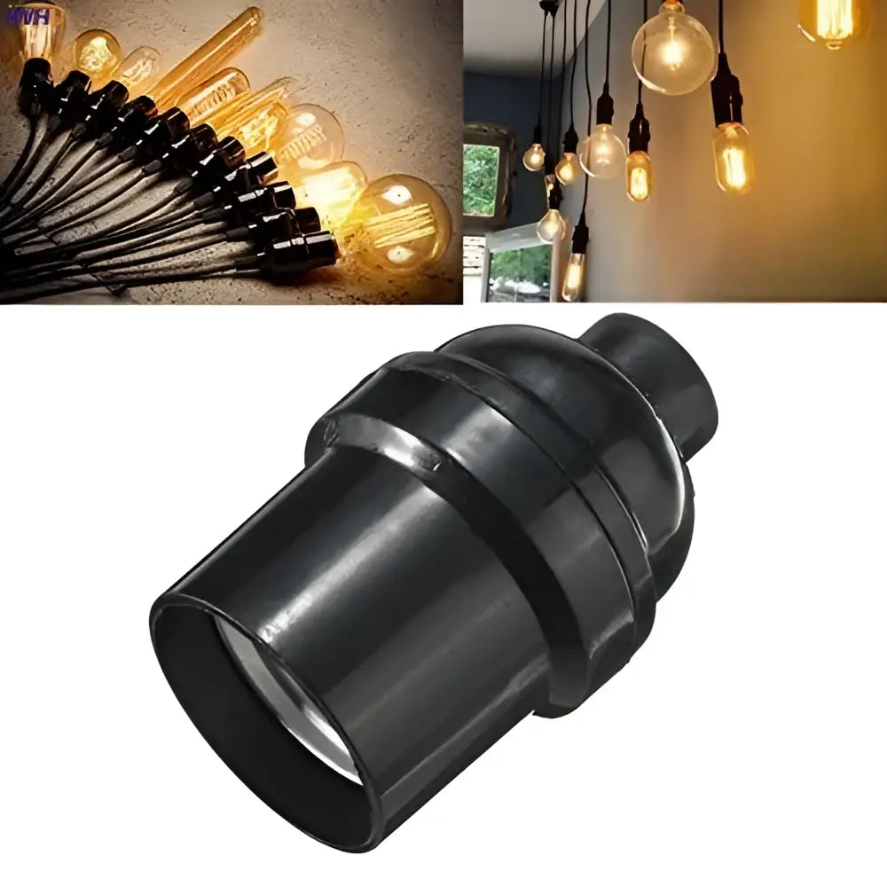 Black Vintage Socket Lamp