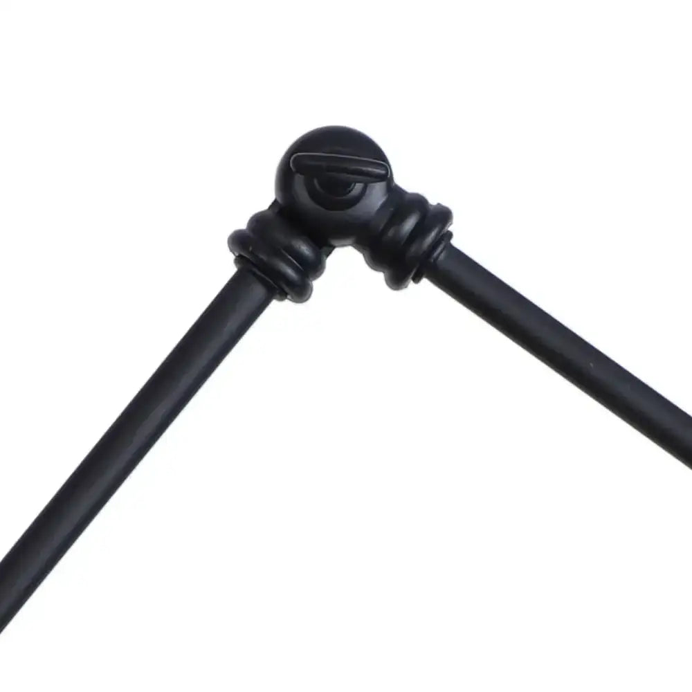Black Glass Vintage Swing-Arm Wall Sconce