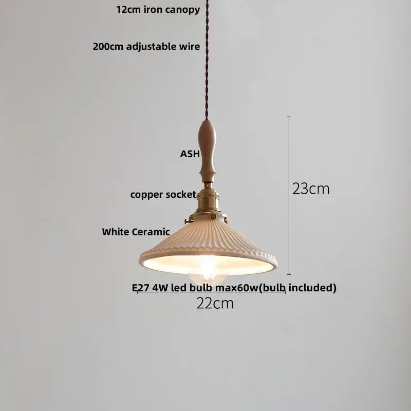 Vintage cream glass and brass adjustable led pendant dining room
