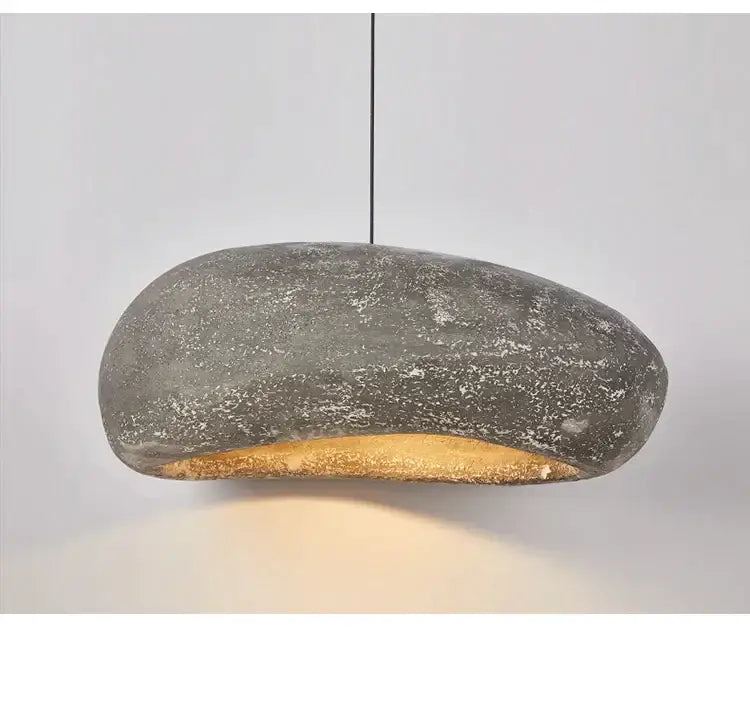 Wabi sabi gray decorbites handmade polystyrene indoor pendant dining room