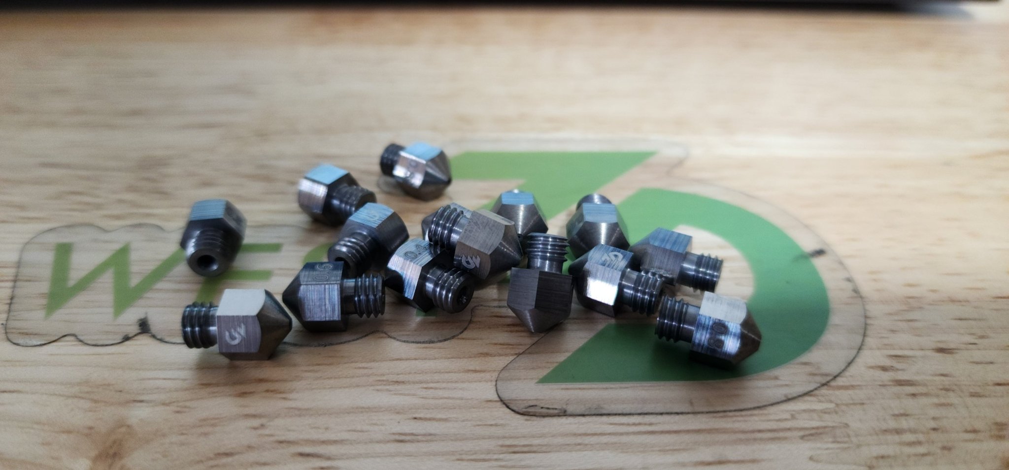 West3D's Undertaker Tungsten Carbide Nozzle (V6, Volcano, MK8, K1, FIN)